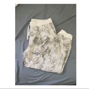 Marble sweat pants